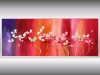 Large Colourful Abstract Flower Painting – Afterglow Field 