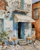 Blue Door Café in the Old Town.