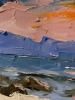 Pink Sunset Seascape.