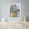Woman with apple.