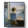 Woman, Quiet Morning by the Window. 