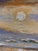 Stormy Sunset Seascape. 