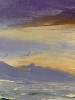 Stormy Sunset Seascape. 