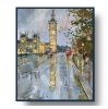 London Rain at Big Ben. 