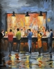 Busy Evening at the Bar. 