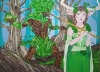 Mystical Tree Man and Girl