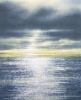 Winter Seascape With Sunset