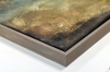 Textured Abstract Painting in Turquoise & Gold – Visions