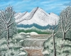 Wintry mountains