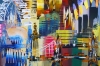 XL Mega City London Skyline Red Moon 291