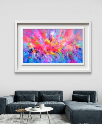 Flowing Energy 61 - Large Colorful Abstract
