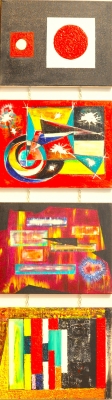 Basic of abstract, Anger, Energy, Tranquility, Happiness