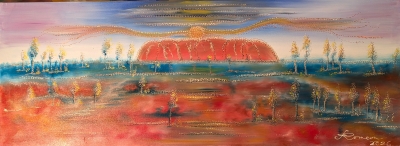 Sacre Mountain Uluru, Australia,