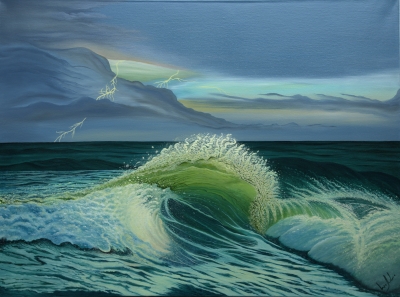 Sea storm