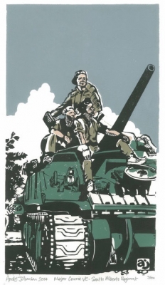 Major Currie VC. South Alberta Regiment. D-Day