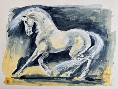 “The Ghost of Fear” (After Stubbs)