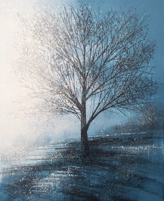 Winter Tree In Morning Mist