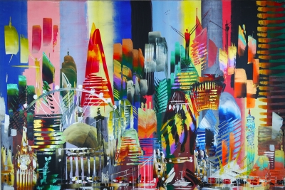 XL Mega City London Skyline St.Pauls 305