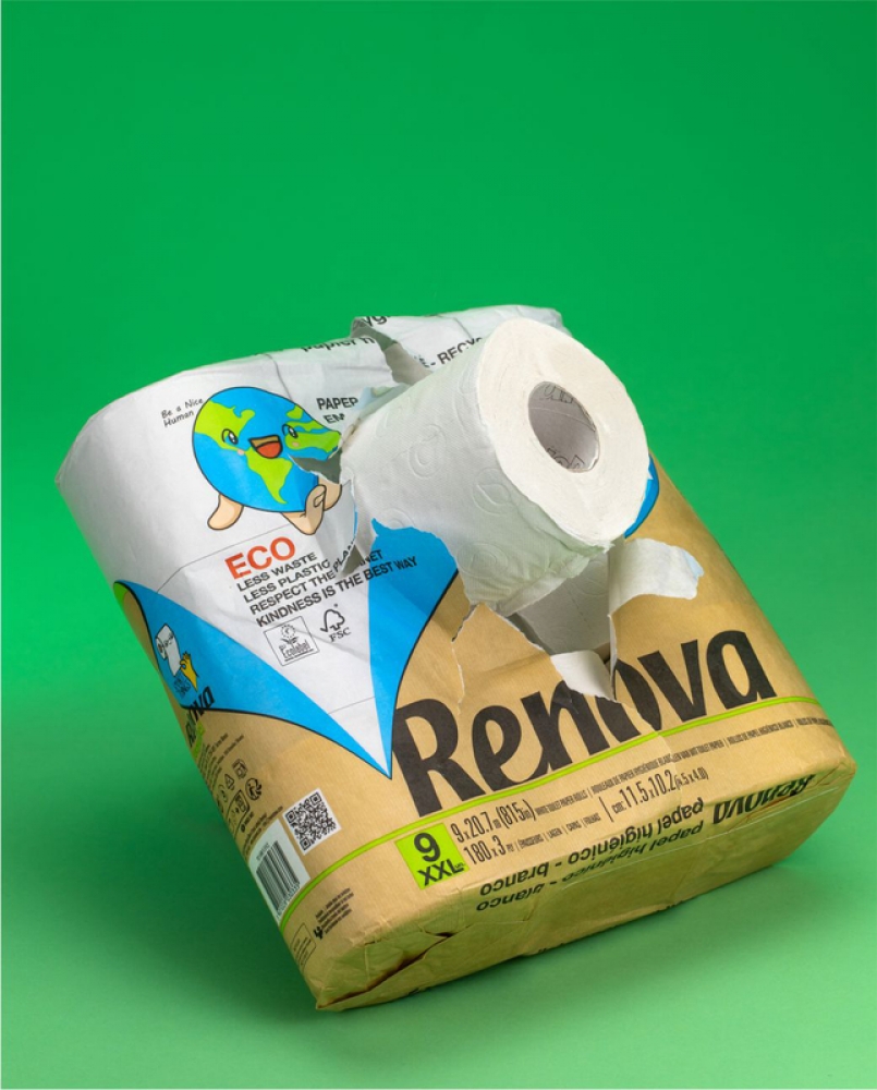 PAPIER TOILETTE  RECYCLED X9 Renova