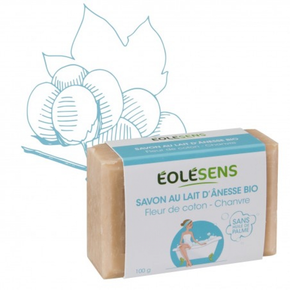 SAVON LAIT D'ANESSE - FLEURS DE COTON 100 G EOLESENS