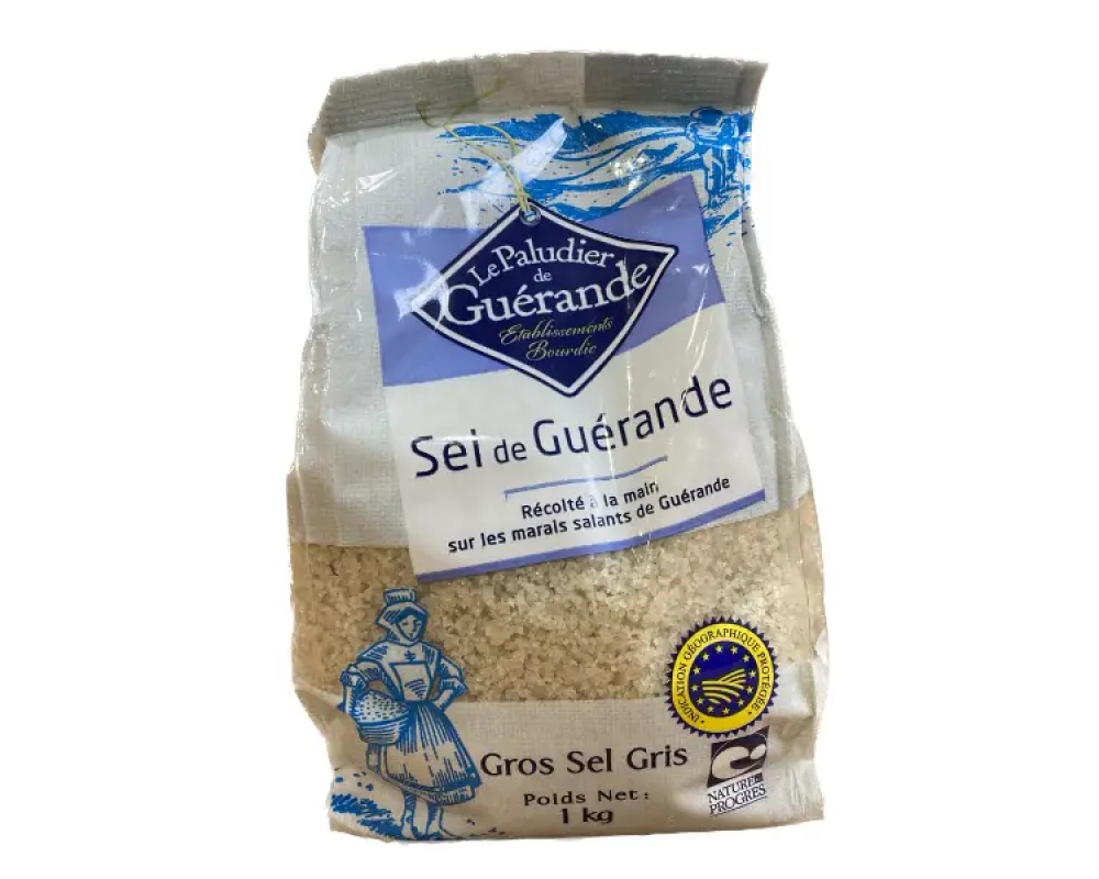 SEL GROS - sachet 1KG  SEL de Guérande IGP 