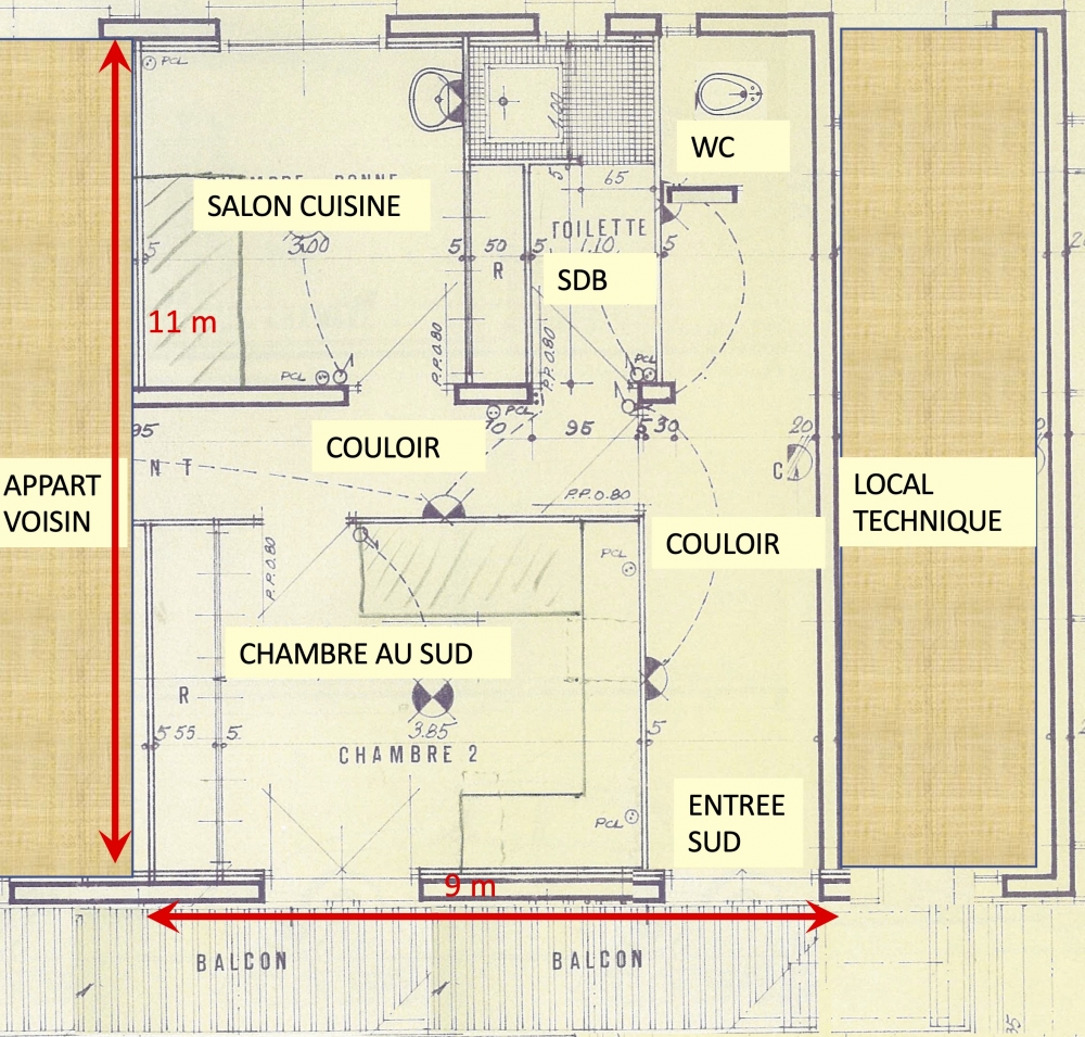 appartement 65m² pour 2 personnes  à l’étage d’un sympathique chalet avec jardin privatif