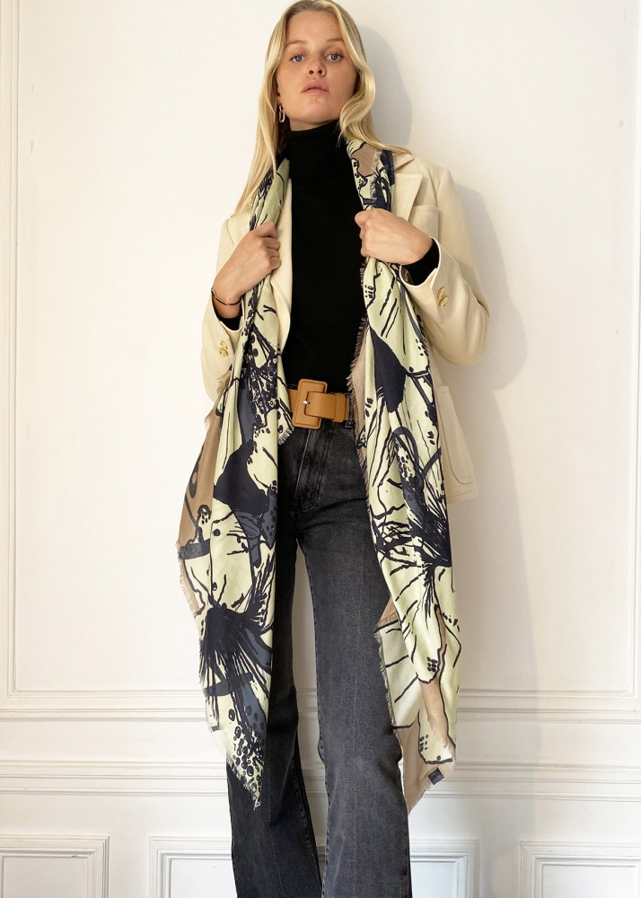Foulard Années Folles 140x170 