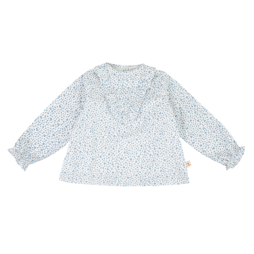 Blouse Licorne oeillets bleus