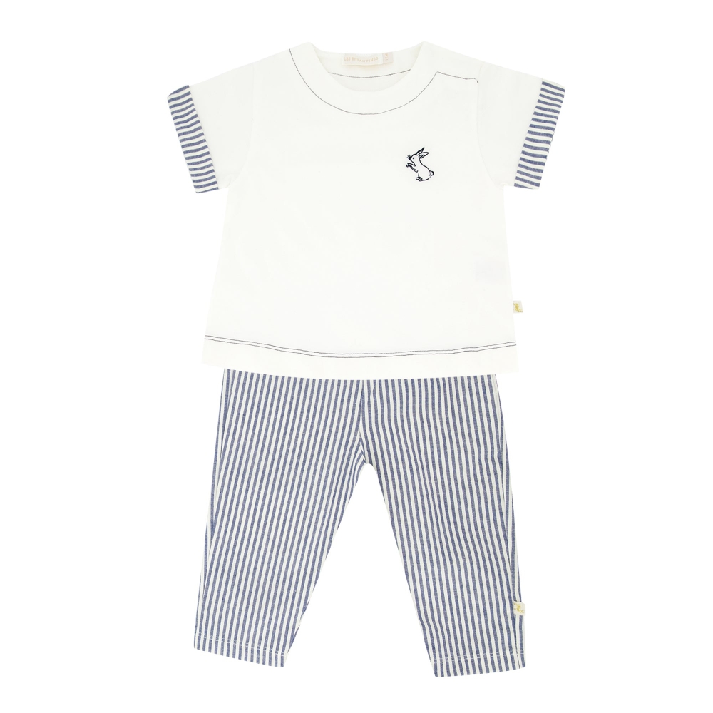 Pyjama loir rayure marine