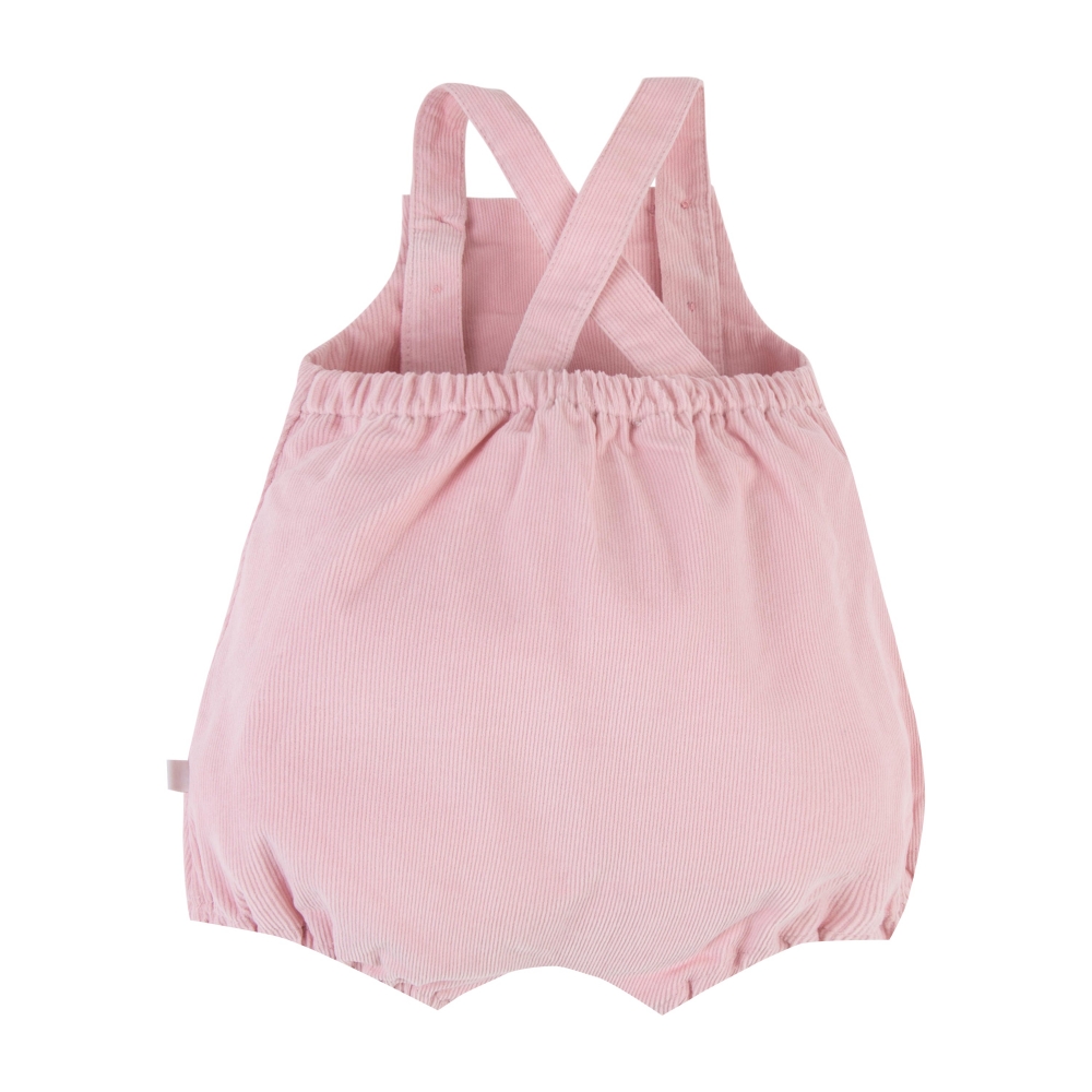 Combishort loutre velours rose