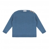 Pull mousse bleu orage