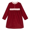 Robe heron velours bordeaux