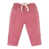 Pantalon belette velours vieux rose