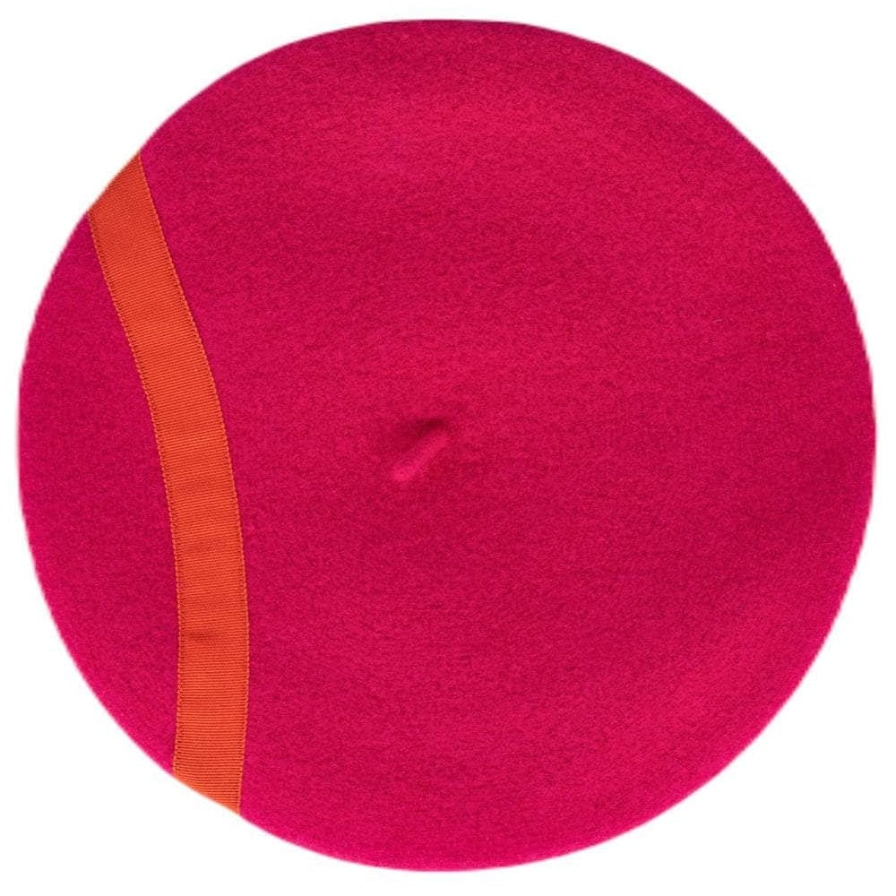 BÉRET GRAPHIQUE FUCHSIA