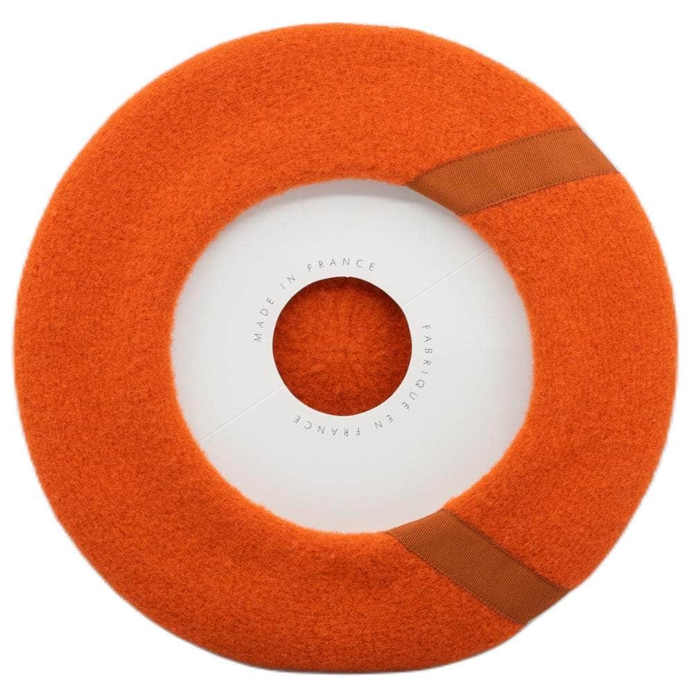 BÉRET GRAPHIQUE ORANGE