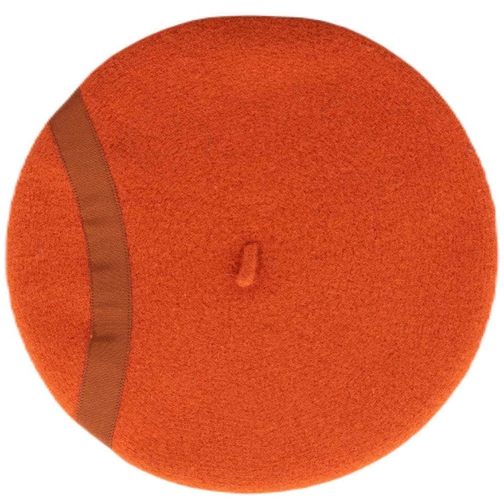 BÉRET GRAPHIQUE ORANGE