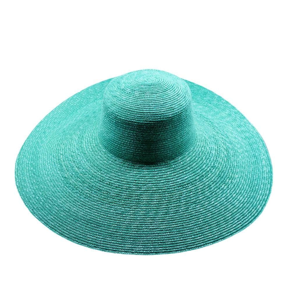 Grande capeline Turquoise