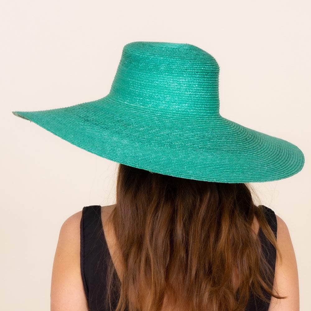 Grande capeline Turquoise