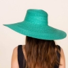 Grande capeline Turquoise