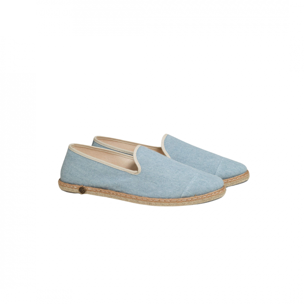 Espadrille homme denim, bleu délavé