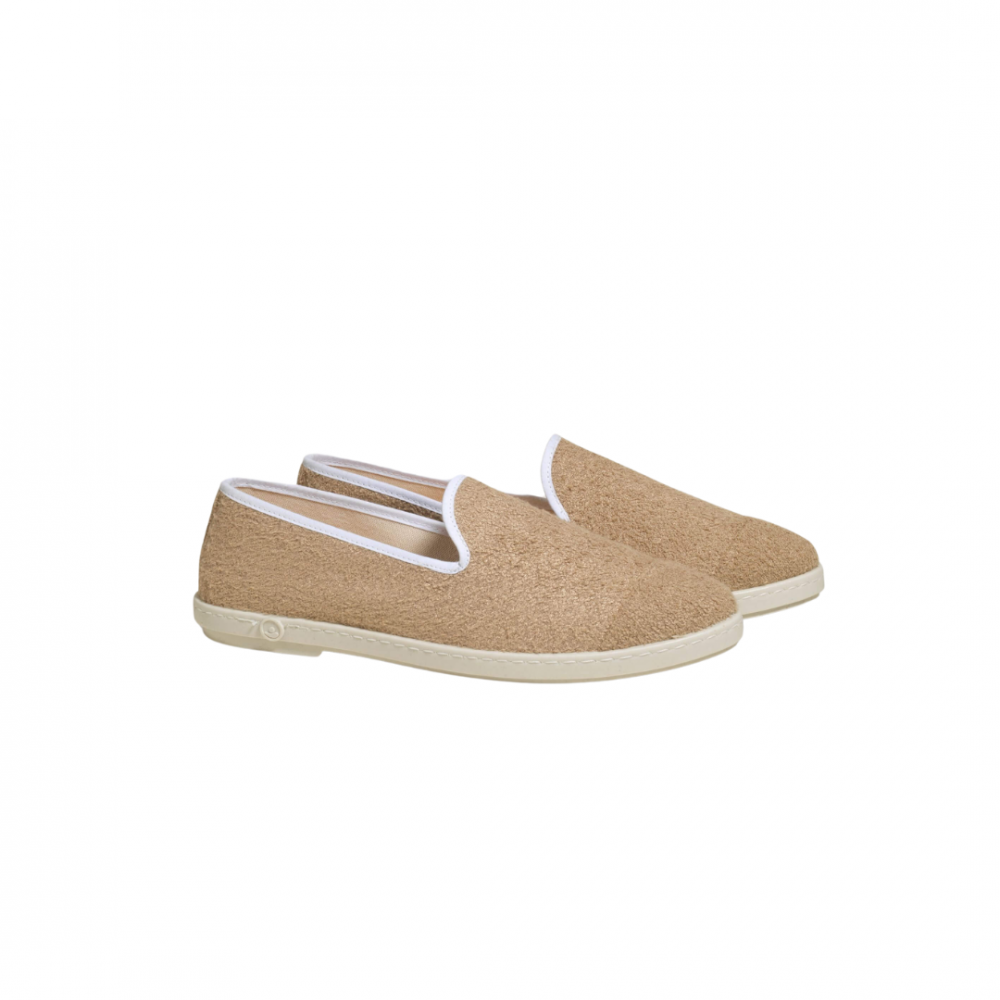 Espadrille homme éponge, beige