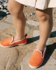 Espadrille enfant éponge, corail