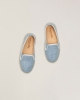 Espadrille enfant éponge, bleu clair