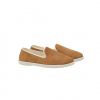 Chausson homme cuir, camel