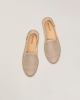 Espadrille femme lurex, beige