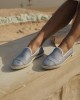 Espadrille femme lurex, marine