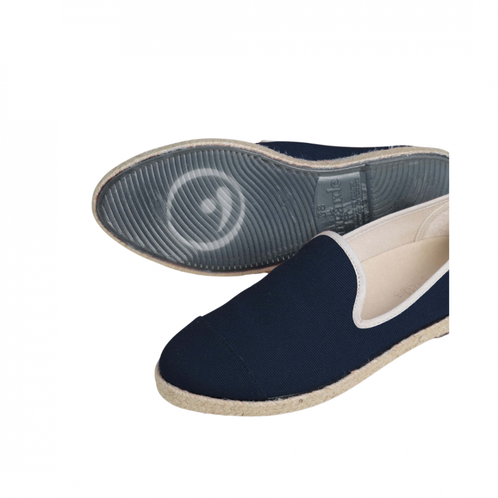 Espadrille homme coton, marine