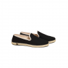 Espadrille homme coton, noir