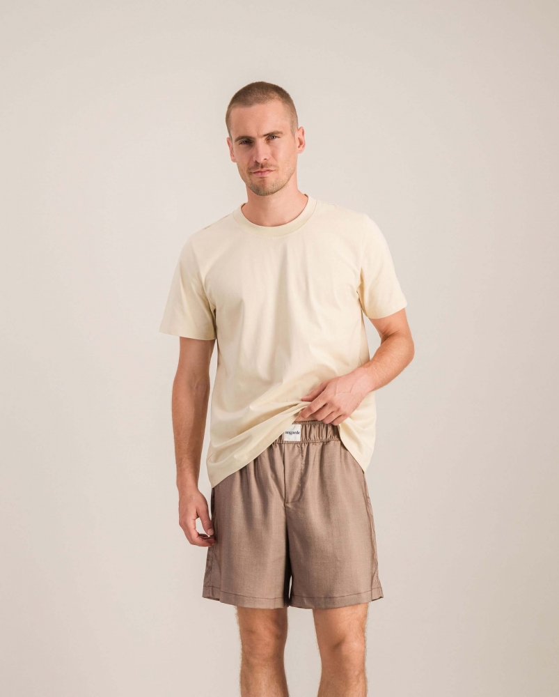 Short pyjama homme, chocolat