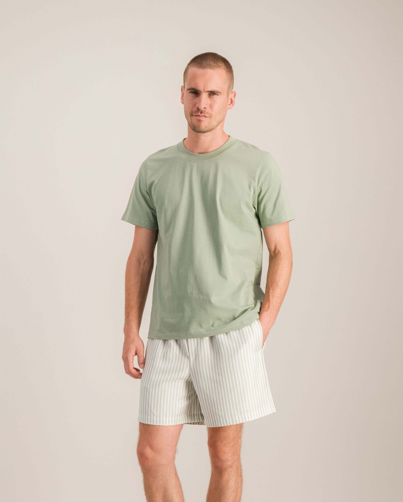 Short pyjama homme, sauge